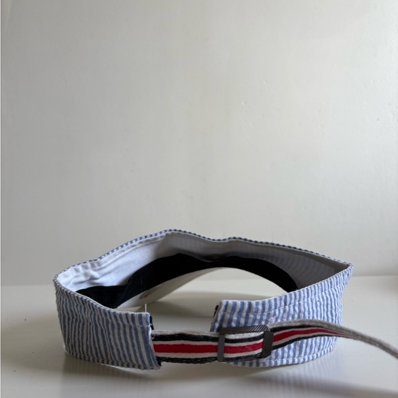 MLB Boston “B” Seersucker Striped Visor – ’47 Brand (OSFA) - Picture 2 of 5